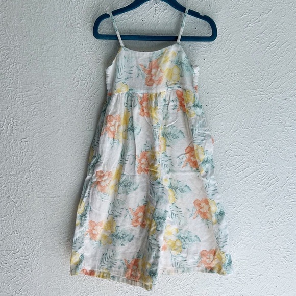 Janie and Jack Hibiscus Wide Leg Jumpsuit White Sz 2T - Picture 2 of 6